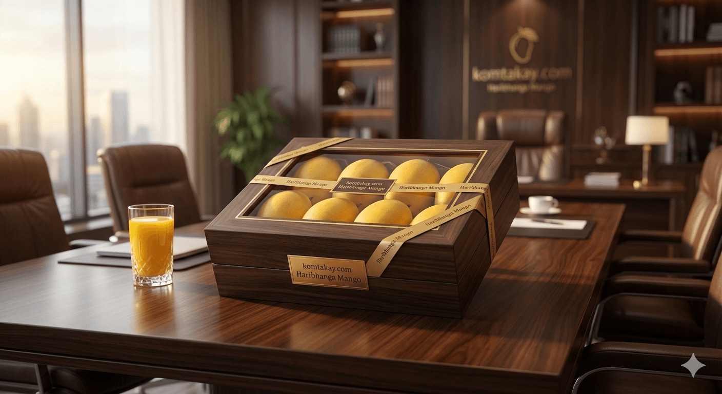 a premium mango gift box